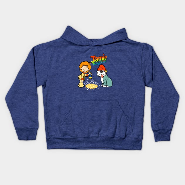 Jamie and the magic torch 1980s Kids Hoodie by Pickledjo